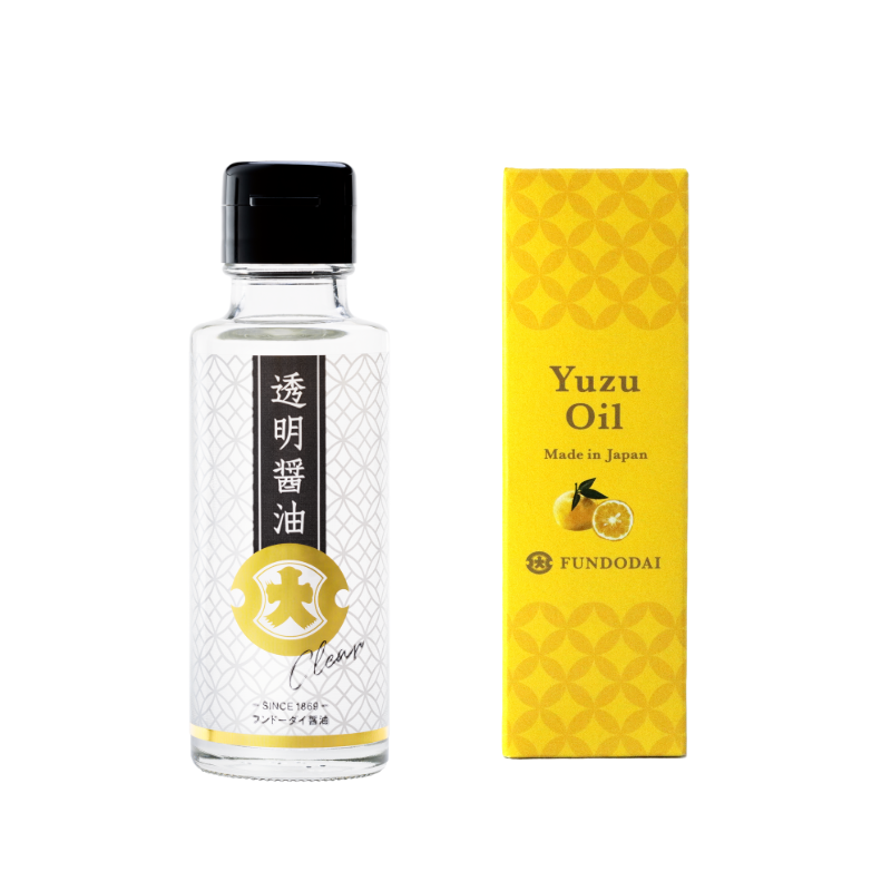 透明醤油100ml×1本+ゆずオイル45g×1本