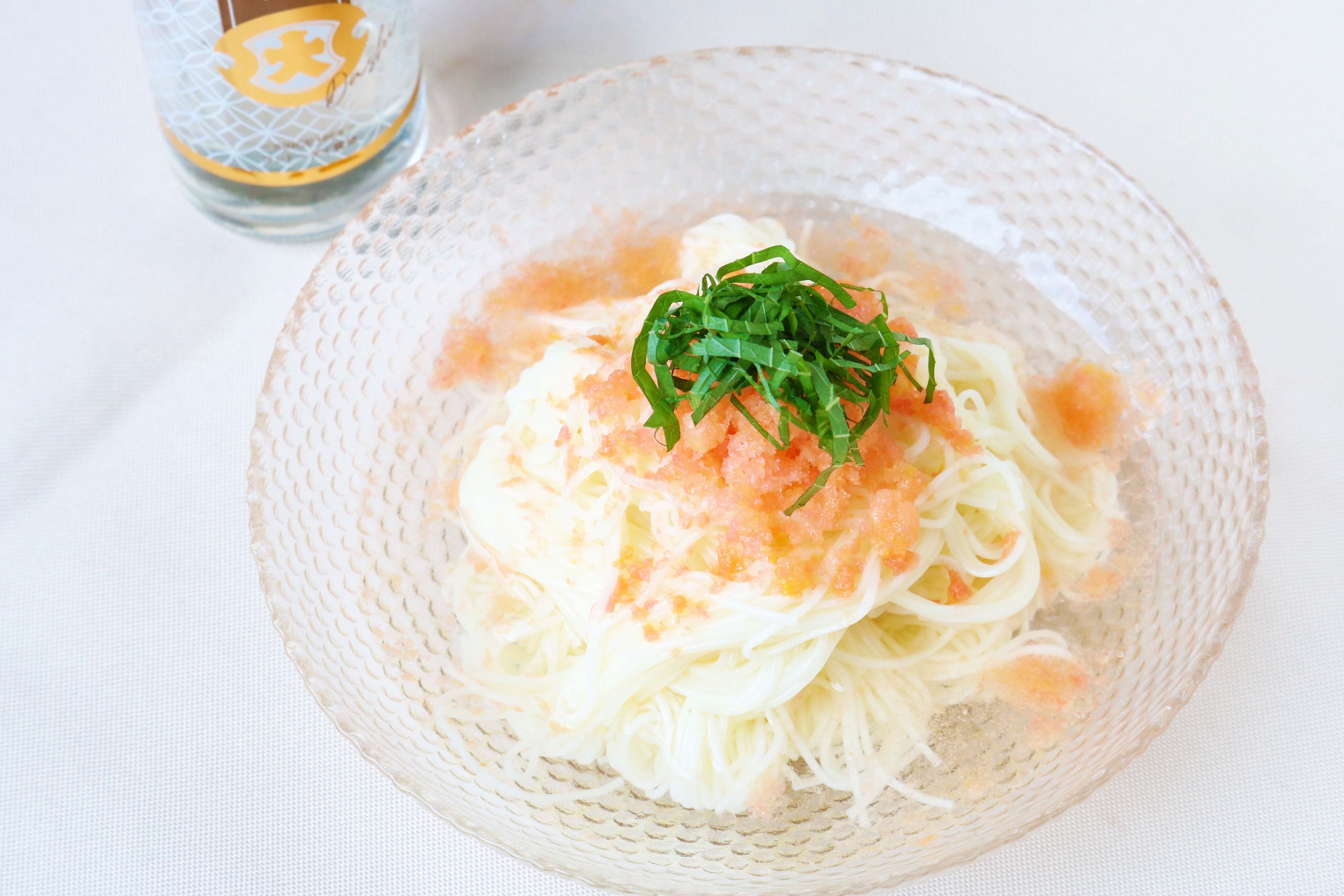 ＜透明醤油でつくっただし醤油＞フローズントマトそうめん