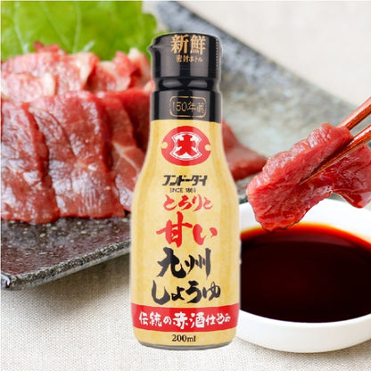 Thick and sweet Kyushu soy sauce