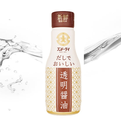 Delicious clear soy sauce with dashi