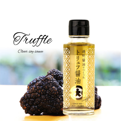 Truffle soy sauce made from clear soy sauce