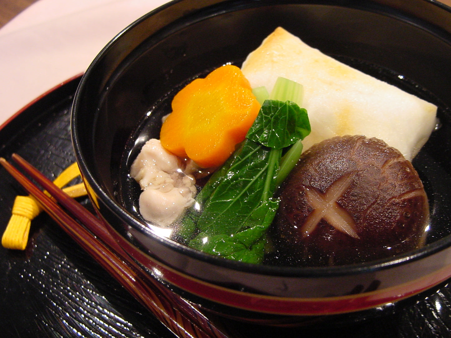 Fragrant white dashi stock